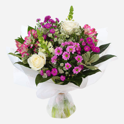 Hello - Say hello in style with this fabulous hand tied. Why not take the opportunity to be spontaneous and surprise them today with a stunning flower delivery by their local florist.
